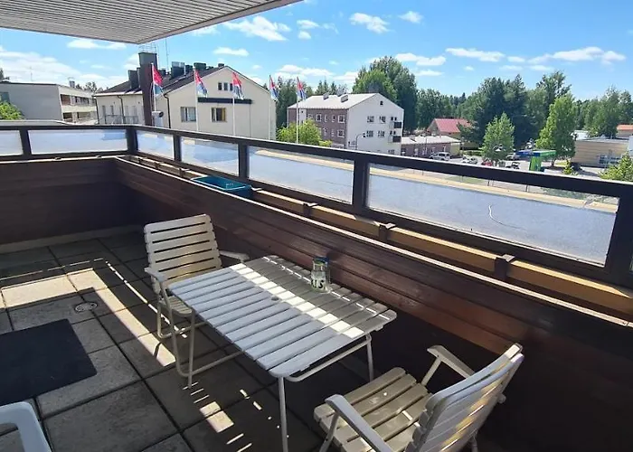 Kattohuoneisto Keskustassa Апартаменты *