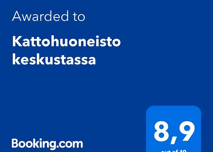 Kattohuoneisto Keskustassa アパート